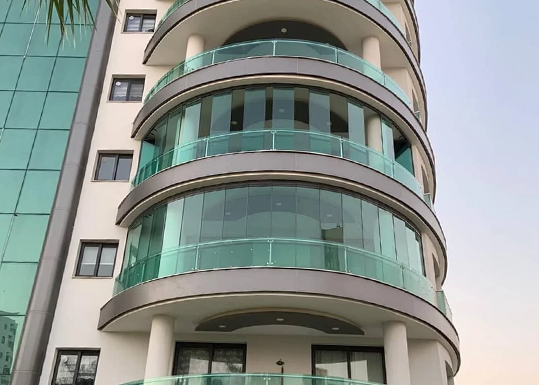 Albert Genau Demonte Tek Camlı Kayar Katlanır Cambalkon